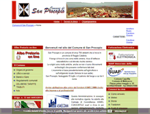 Tablet Screenshot of comune.sanprocopio.rc.it